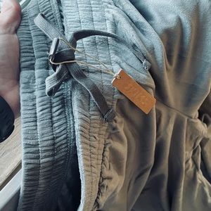 SKIMS Track Pants Gunmetal